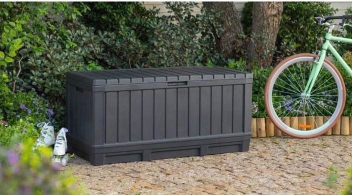 Садовий ящик для зберігання графіт 350 л Kentwood Keter