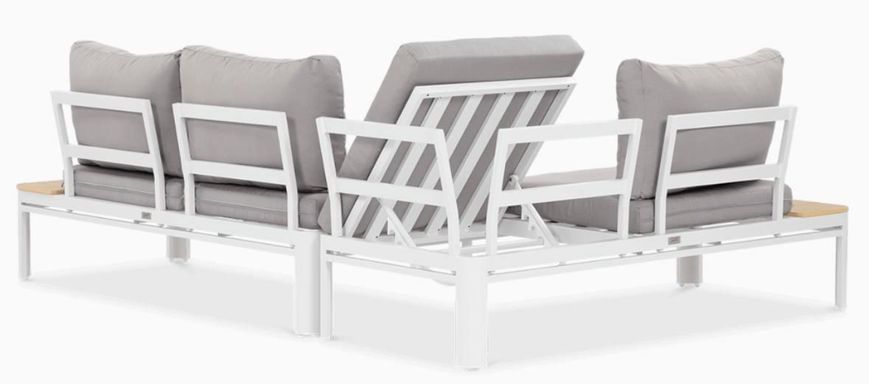 Садовий комплект меблів для тераси Raymond White White Focus Garden