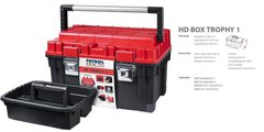 Ящик для инструмента PATROL HD ТРОФИ 1 черно-красный 60x35x35cm