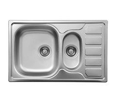 Кухонна мийка Deante Soul ZEO 0513 сталь - вбудовується в стільницю, крило для сушіння