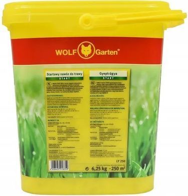 Стартове добриво для газону Wolf Garten Naw&oacute;z 250 M2 Ly 250