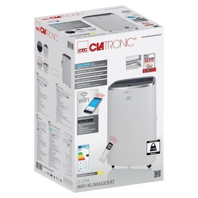 Портативний кондиціонер Wi-Fi Clatronic CL 3716 Voice Control білий