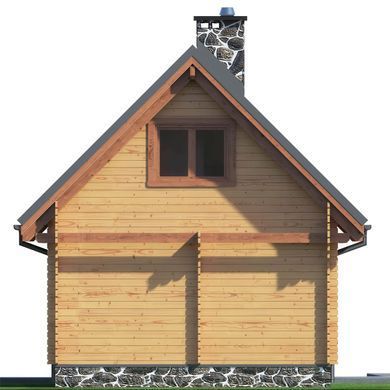 Коттедж для отдыха 80 м&sup2; ALIAS, 2 этажа с балконом Nordenwood