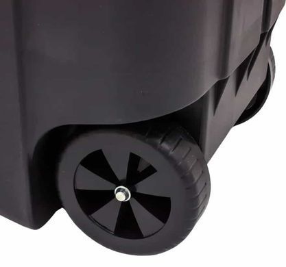 Місткий контейнер для сміття Curver 110L чорний-жовтий