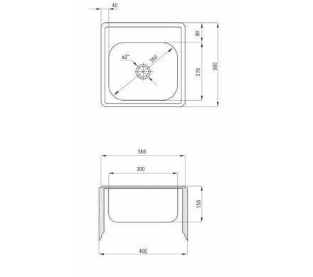 Кухонная мойка Deante Techno ZMU 3100