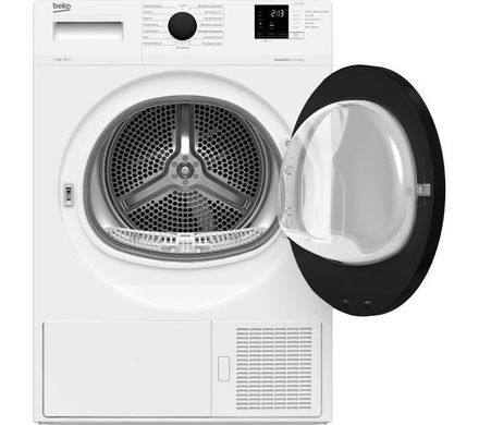 Сушильна машина Beko DS8412WPB - 52,1 см - тепловий насос - 8 кг