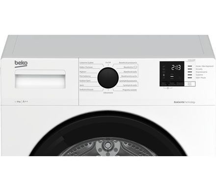 Сушильна машина Beko DS8412WPB - 52,1 см - тепловий насос - 8 кг
