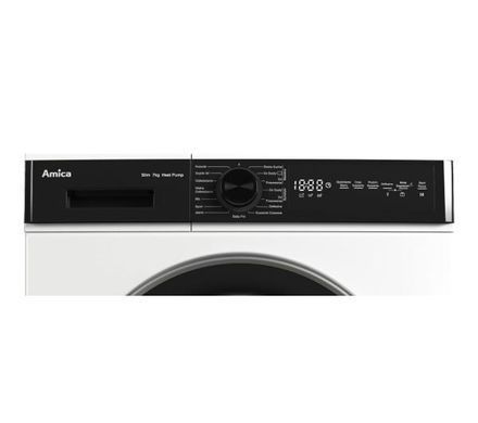 Сушильна машина Amica AD3S72LEB - 46 см - тепловой насос - 7 кг