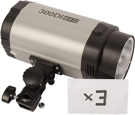 Набор импульсного света FST PHOTO EG-300DI IP33 + радиосинхронизатор