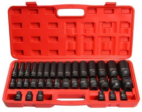 Набор ударных торцевых головок 1/2" 8-32 мм 35 шт Mar-Pol M58275