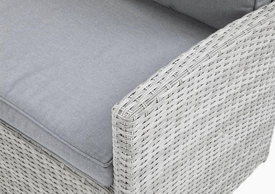 Комплект садових меблів із техноротанга Salo Stone Grey