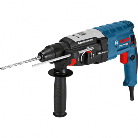 Перфоратор 880 Вт Bosch GBH 2-28, энергия удара 3,2 Дж, с дополнительной рукояткой
