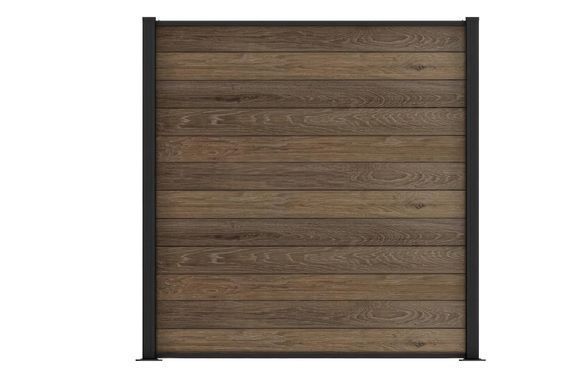 Комплект панелей для забора DECO Walnut 3 шт для сада и террасы Keter