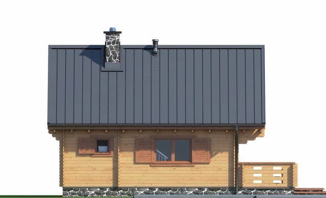 Коттедж для отдыха 80 м&sup2; ALIAS, 2 этажа с балконом Nordenwood