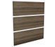 Комплект панелей для забора DECO Walnut 3 шт для сада и террасы Keter