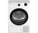 Сушильна машина Beko DS8412WPB - 52,1 см - тепловий насос - 8 кг