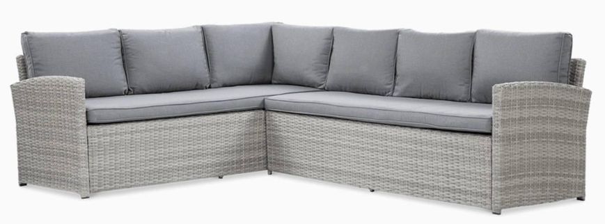 Комплект садових меблів із техноротанга Salo Stone Grey