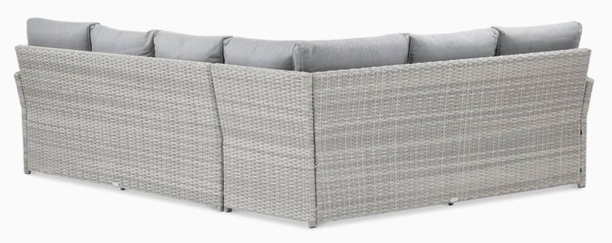 Комплект садових меблів із техноротанга Salo Stone Grey