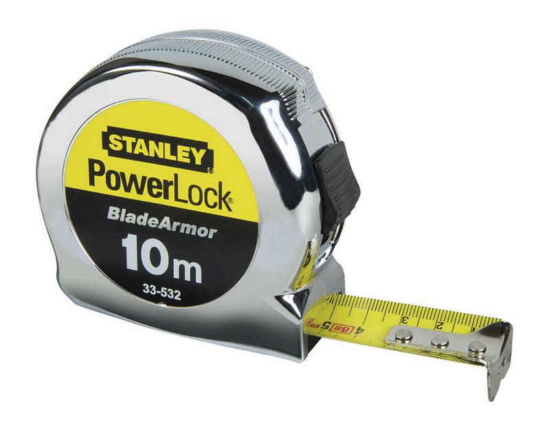 Рулетка Stanley Micro Powerlock 10 м, лента с покрытием MYLAR