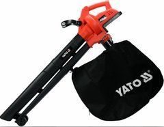 Воздуходувка + пылесос для листьев Yato 36V /без аккумулятора и зарядного устройства