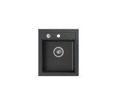 Кухонна мийка Quadron HCQJ4350CZK JOHNNY 100 black чорний - граніт, вбудовується в стільницю