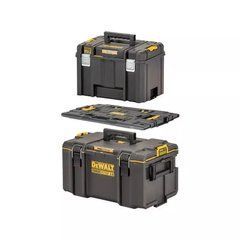 Набір з 2 коробок DeWalt ToughSystem і TSTAK + з'єднувальний адаптер