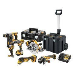 DEWALT КОМБО НАБІР 18V DCK624P3T (DCD796, DCG405, DCH273, DCF840, DCS572, DCS356) 3x5,0Ah TSTAK