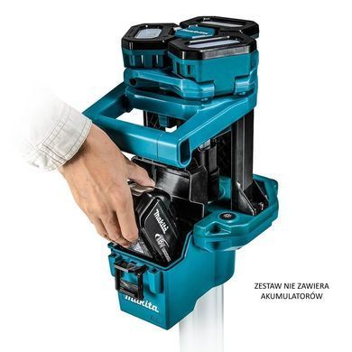 Аккумуляторная строительная зональная лампа телескопическая MAKITA DML814 BODY