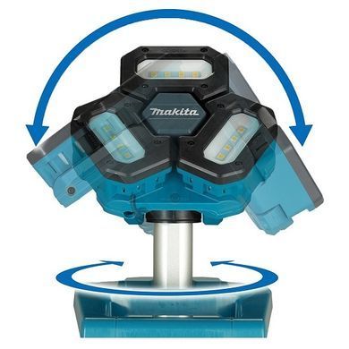 Аккумуляторная строительная зональная лампа телескопическая MAKITA DML814 BODY