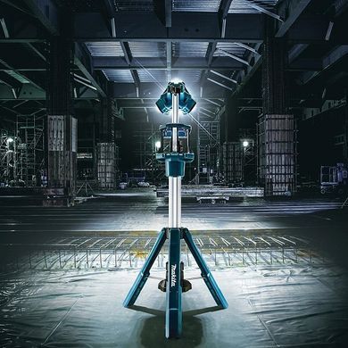 Аккумуляторная строительная зональная лампа телескопическая MAKITA DML814 BODY