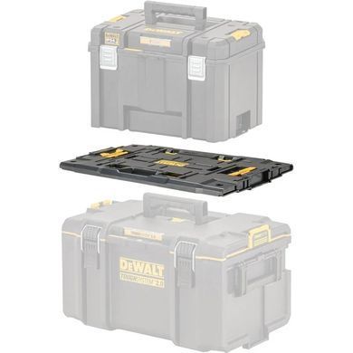 Набір з 2 коробок DeWalt ToughSystem і TSTAK + з'єднувальний адаптер