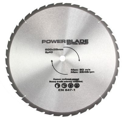Алмазный диск 600mm*32*40T POWER BLADE Mar-Pol M09078
