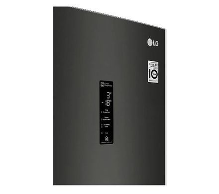 Холодильник LG GBF61BLHMN Full No Frost - 186 см з диспенсером для води