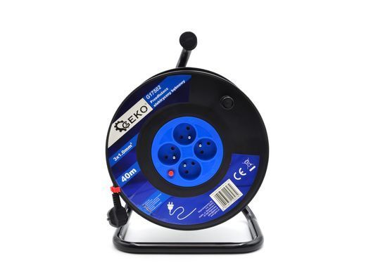 Електричний котушковий подовжувач 3 х 1 мм 40 м Geko G17502