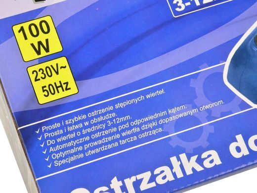 Точилка для свердел 3-12 мм 100 Вт Geko G81204