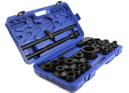 Набір ключів торцевих 26 шт. 3/4" & 1" 6pt & 12pt BJC Mar-Pol M58248