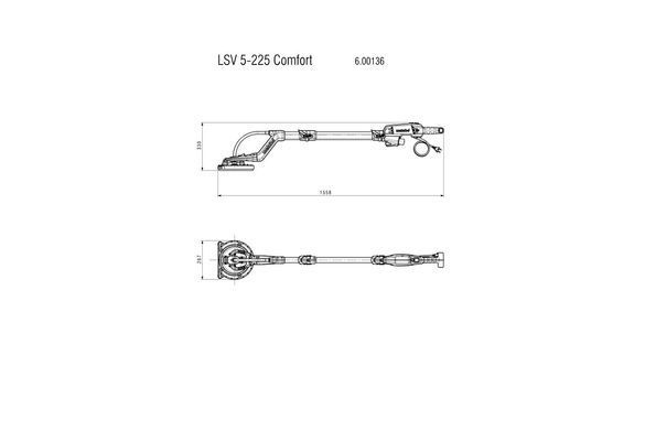 Шлифовальная машина для стен Metabo LSV 5-225 Comfort