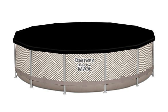 Круглий каркасний басейн із навісом Steel Pro Max Bestway 561FY