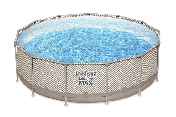 Круглий каркасний басейн із навісом Steel Pro Max Bestway 561FY