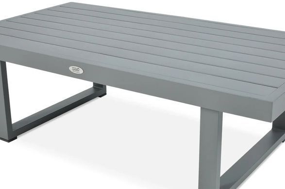 Садовий кутовий диван зі столиком для відпочинку Focus Garden Davos Grey
