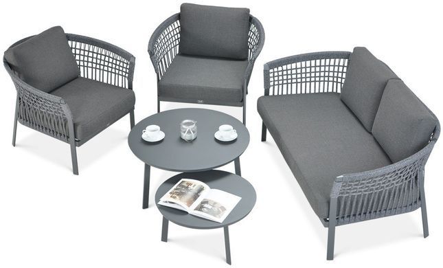Меблі з металу для дачі Focus Garden Tuniza Grey
