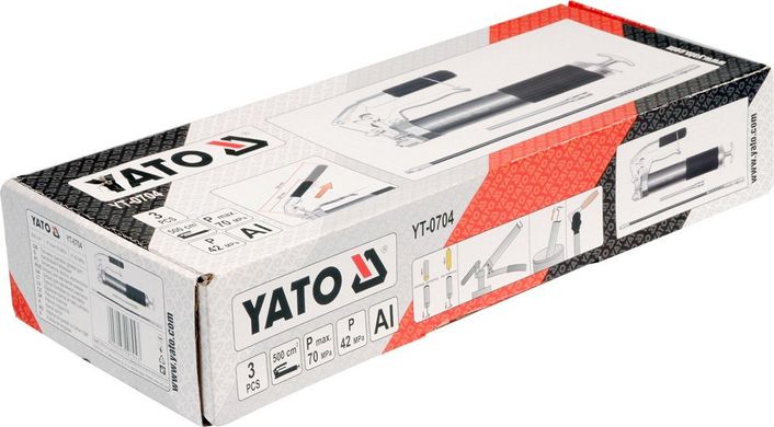 Yato шприц ручной усиленный 0,5 л 0704