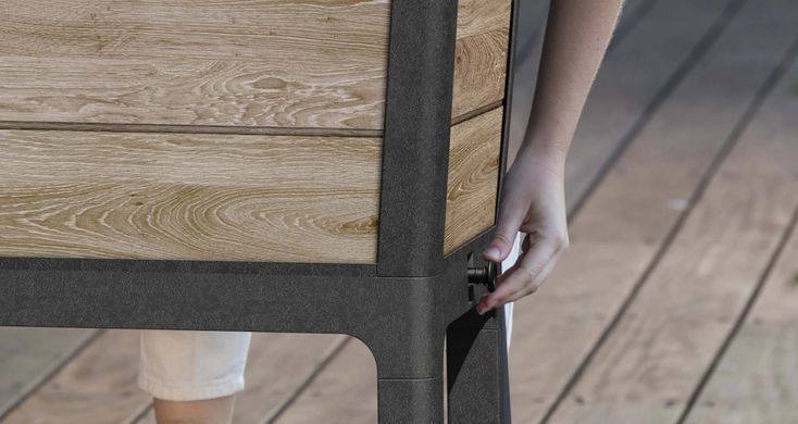 Ящик для вирощування рослин DECO Ashwood з автополивом Keter