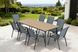Обеденный комплект мебели для балкона и сада NOVA DINING 8+1 Dark Grey Bj&oslash;rkka