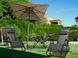 Складне крісло шезлонг із підголівником 150 кг Sunwaal Paradise ZeroGravity графит