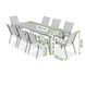 Обеденный комплект мебели для балкона и сада NOVA DINING 8+1 Dark Grey Bj&oslash;rkka