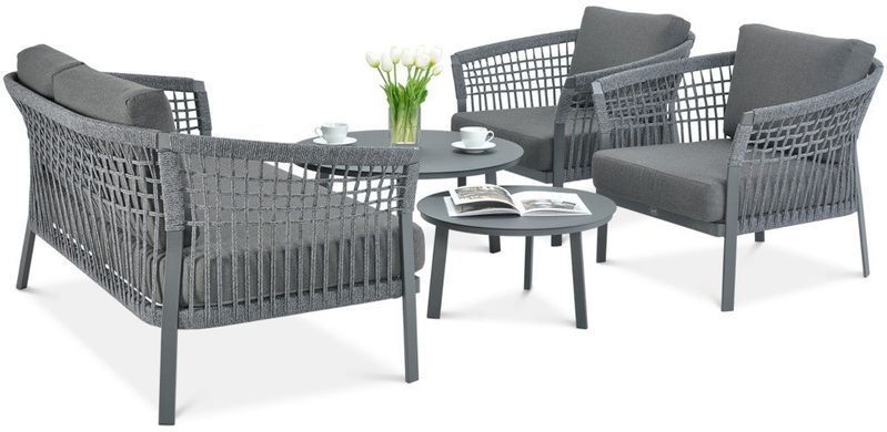 Меблі з металу для дачі Focus Garden Tuniza Grey
