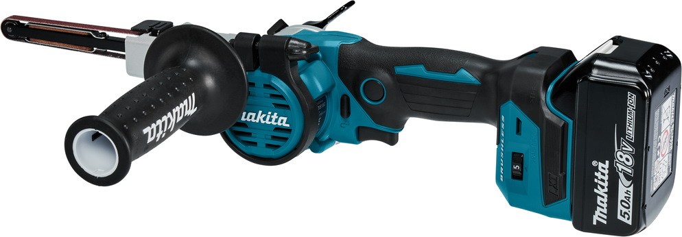 Ленточная шлифмашина Makita DBS180RTJ 18 В, 9x533 мм, 2 АКБ 5,0 Ah