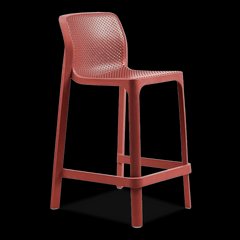 Барний табурет для тераси Nardi Net Stool Mini червоний