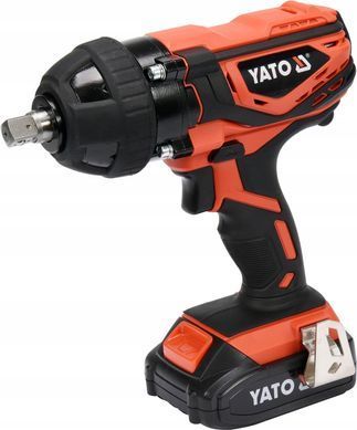 Гайковерт ударный аккумуляторный YATO YT-82804 18V 1/2 300NM 1X2Ah